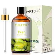 PHATOIL 100ml Sweet Fruity Fragrance Oil for Diffuser Candles Making -Coconut & Vanilla Strawberry Lemon Peach Pear Aroma Oil