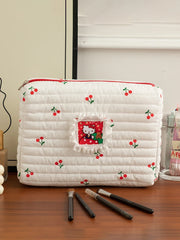 Large Capacity Cat Makeup Bag Cute Student Travel Portable Toiletry Skincare Storage Stationery Bag