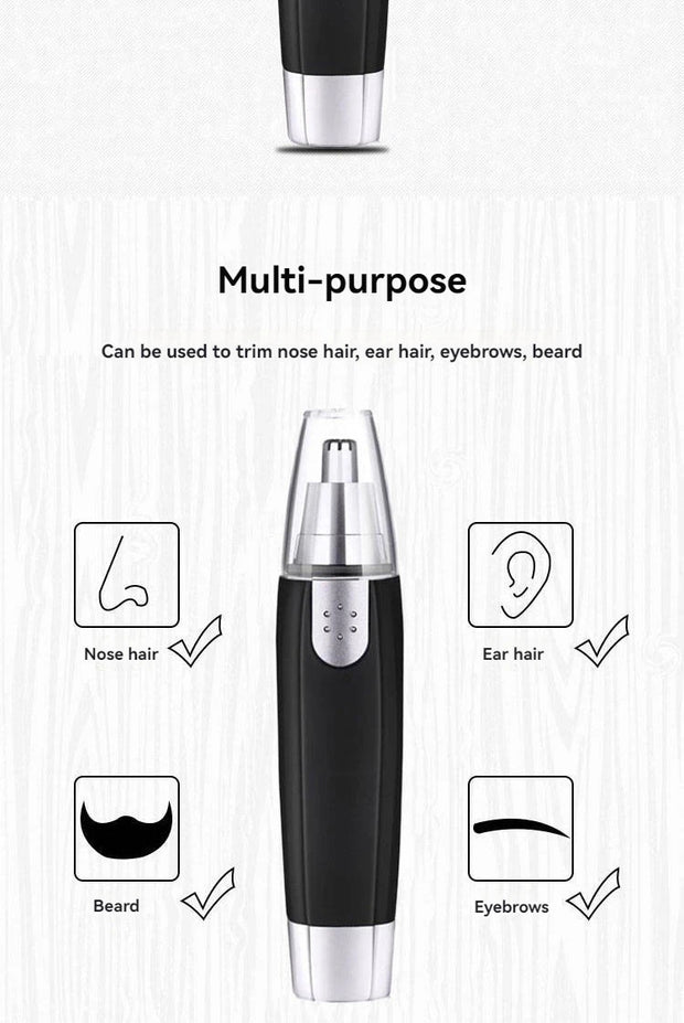 Electric Nose Hair Trimmer Ear Face Eyebrow Hair Clean Trimmer House Home Men Women Nose Hair Nose Remover Face Care Kit Tools