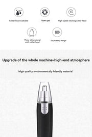 Electric Nose Hair Trimmer Ear Face Eyebrow Hair Clean Trimmer House Home Men Women Nose Hair Nose Remover Face Care Kit Tools