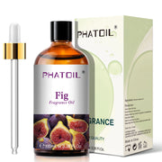 PHATOIL 100ml Sweet Fruity Fragrance Oil for Diffuser Candles Making -Coconut & Vanilla Strawberry Lemon Peach Pear Aroma Oil