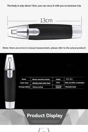 Electric Nose Hair Trimmer Ear Face Eyebrow Hair Clean Trimmer House Home Men Women Nose Hair Nose Remover Face Care Kit Tools